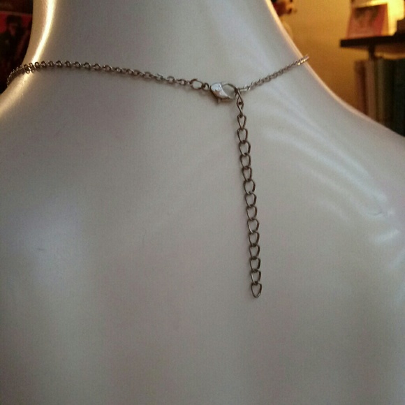 Blue Pearl Stud & Necklace set - Picture 4 of 5